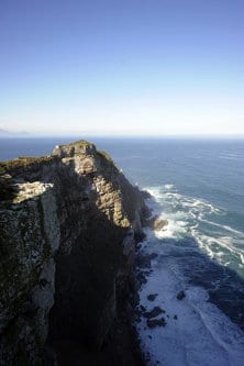 Uma vista geral de Cape Point em 8 de maio de 2010 na ponta sul da Península do Cabo, cerca de 50 km ao sul da Cidade do Cabo, África do Sul. [Gianluigi Guercia/AFP via Getty Images]