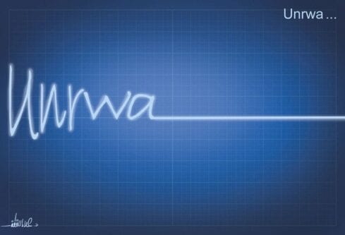 A salvação da UNRWA está diminuindo devido aos cortes feitos pela administração Trump. [AlArabi21News/Twitter]