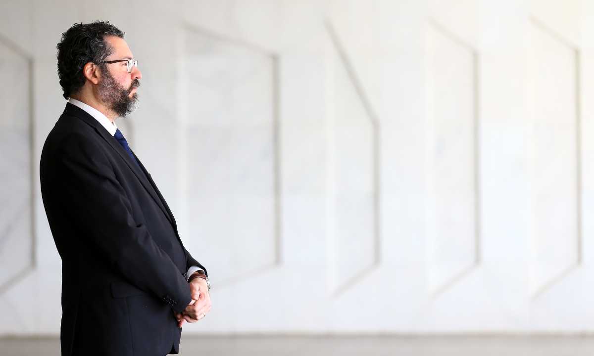 Ministro das Relações Exteriores, Ernesto Araújo. [Marcelo Camargo/Agência Brasil]
