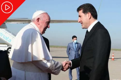 Selo curdo iraquiano para comemorar a visita do Papa desperta raiva na Turquia