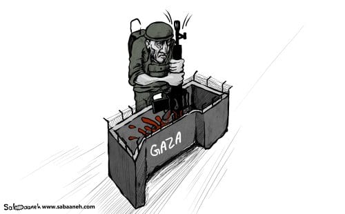 O constante ataque de Israel a Gaza [Sabaaneh/Monitor do Oriente Médio]