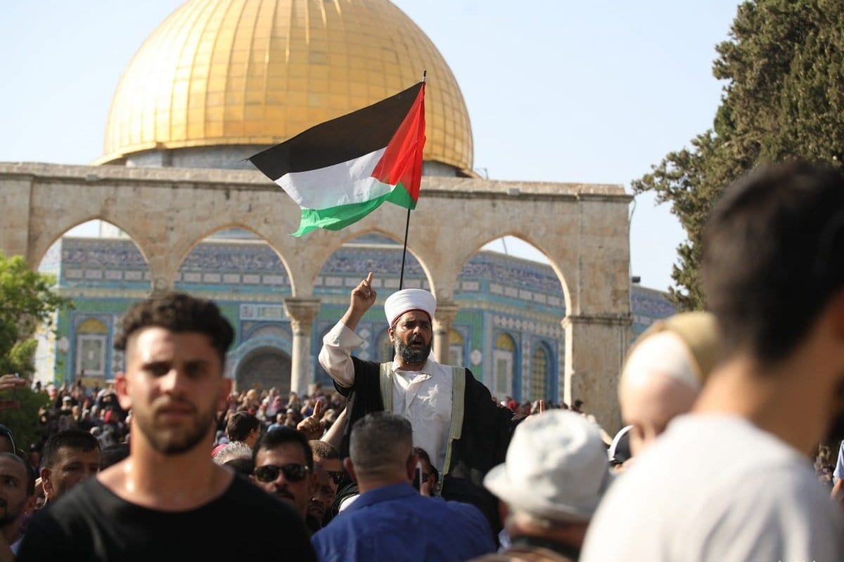 Sheikh Omar Al-Kiswani, diretor da Mesquita de Al-Aqsa, em Jerusalém, 27 de julho de 2017 [Mostafa Alkharouf/Agência Anadolu]
