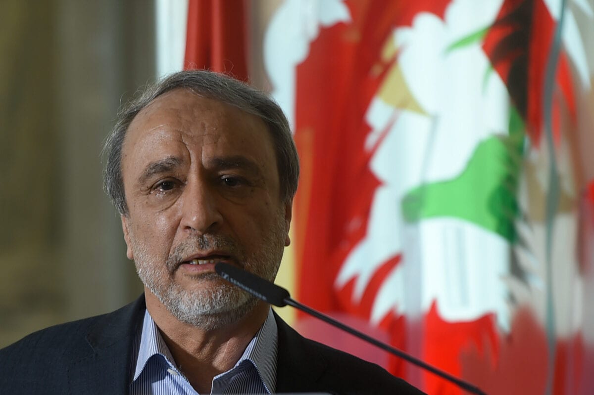 O presidente do Conselho Superior de Estado da Líbia, Abdulrahmann Swehli, em 6 de outubro de 2017. [Filippo Monteforte/AFP via Getty Images]