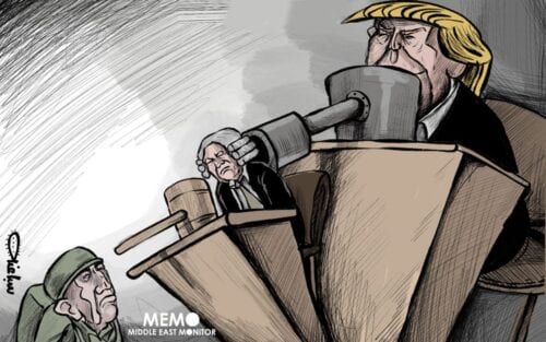 Sanções de Trump a Haia para proteger Israel [Sabaaneh/Monitor do Oriente Médio]