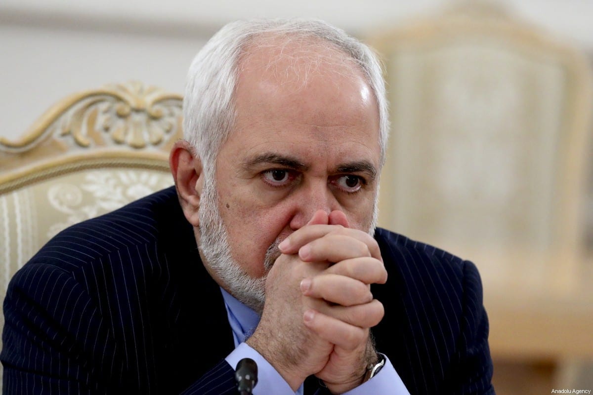 O Ministro das Relações Exteriores iraniano Javad Zarif em Moscou, Rússia em 26 de janeiro de 2021 [Ministério das Relações Exteriores da RUssia/ Agência Anadolu]
