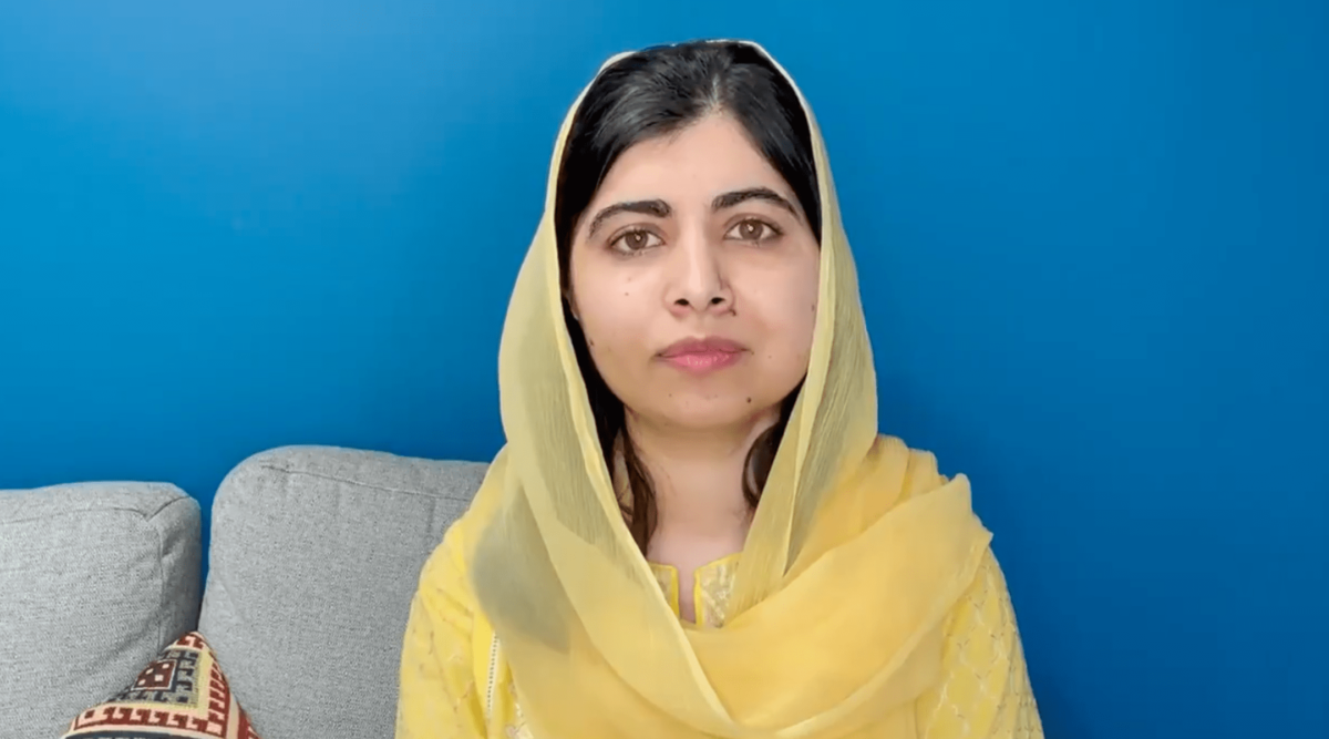 Malala Yousafzai, ganhadora do Prêmio Nobel da Paz em 2017, manifesta apoio à Palestina [Malala/Twitter]


