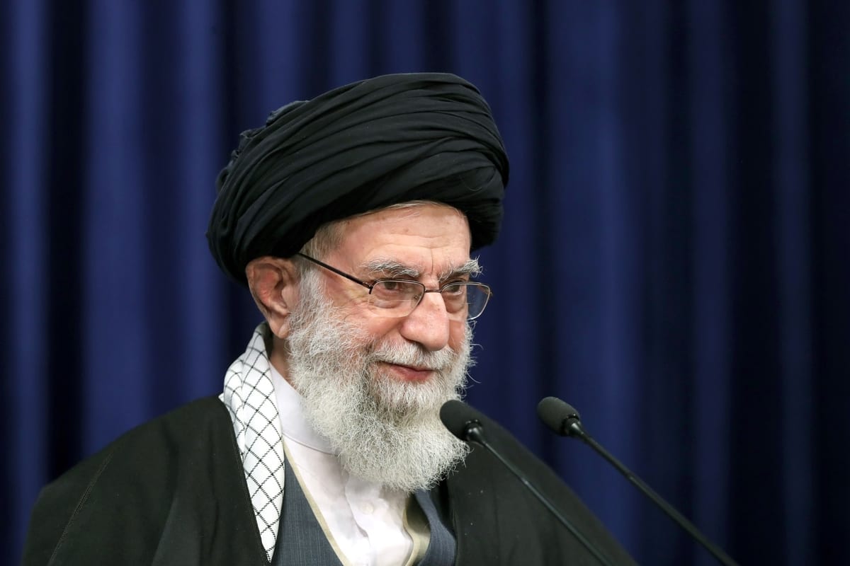 Líder Supremo iraniano, Ali Khamenei, em Teerã, Irã, em 08 de janeiro de 2021 [Escritório de Imprensa do Líder Iraniano/Agência Anadolu]
