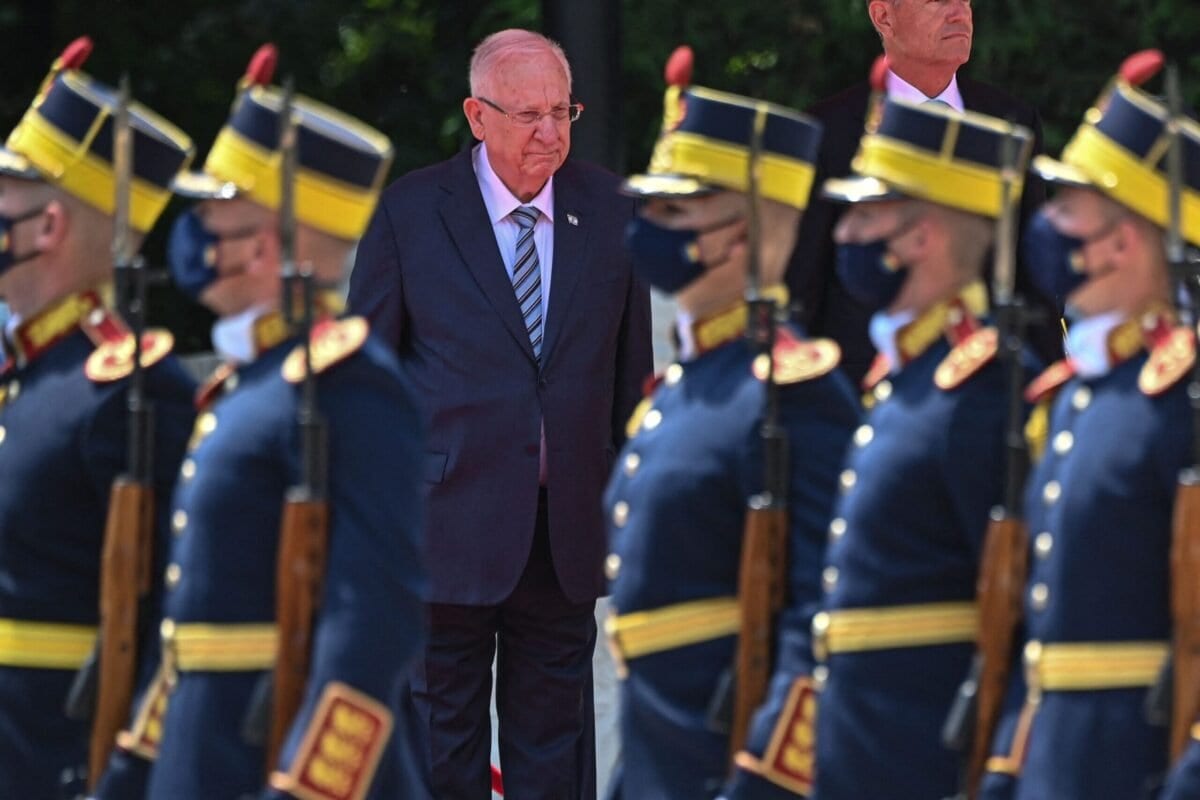 Presidente de Israel Reuven Rivlin, 8 de junho de 2021 [Daniel Mihailescu/AFP via Getty Images]