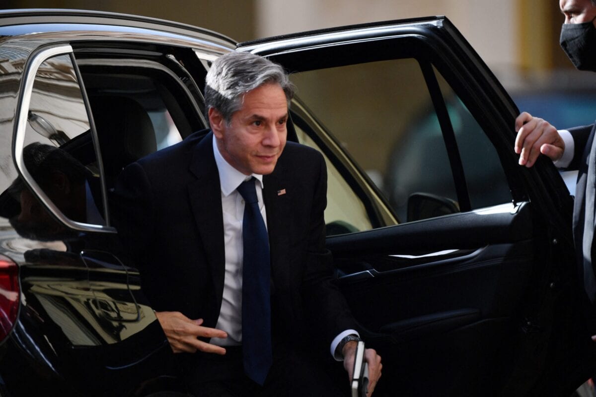 Secretário de Estado dos Estados Unidos Antony Blinken, 28 de junho de 2021 [Filippo Monteforte/AFP via Getty Images]