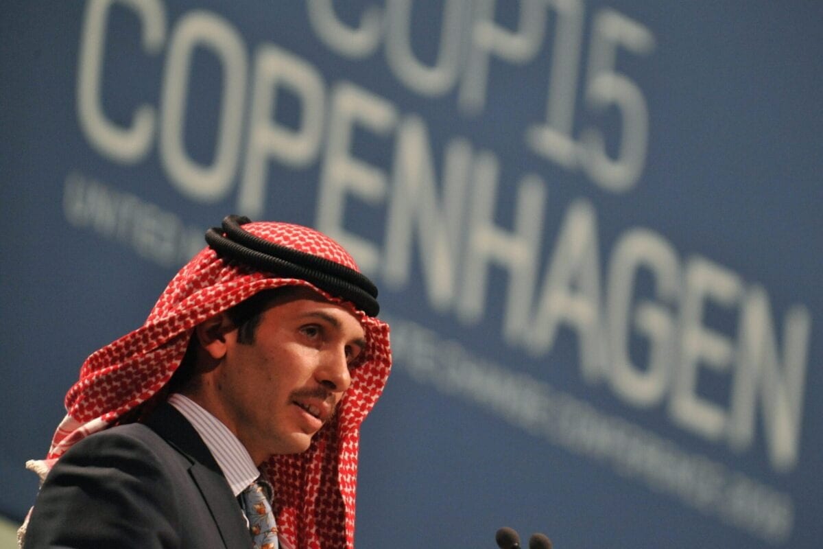 Hamzah bin Hussein, ex-príncipe herdeiro da Jordânia, em Copenhagen, Dinamarca, 17 de dezembro de 2009 [Attila Kisbenedek/AFP via Getty Images]