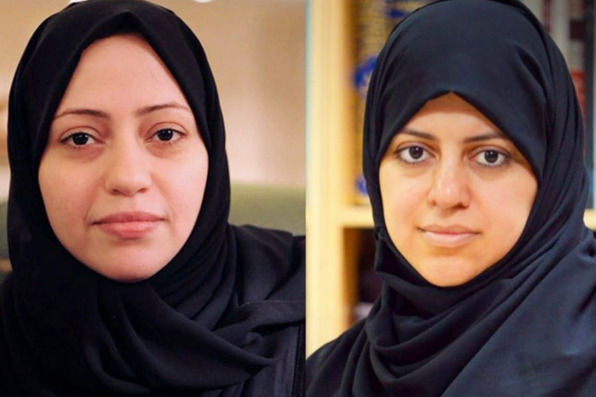 Samar Badawi e Nassima al-Sadah, ativistas sauditas pelos direitos das mulheres [Twitter]
