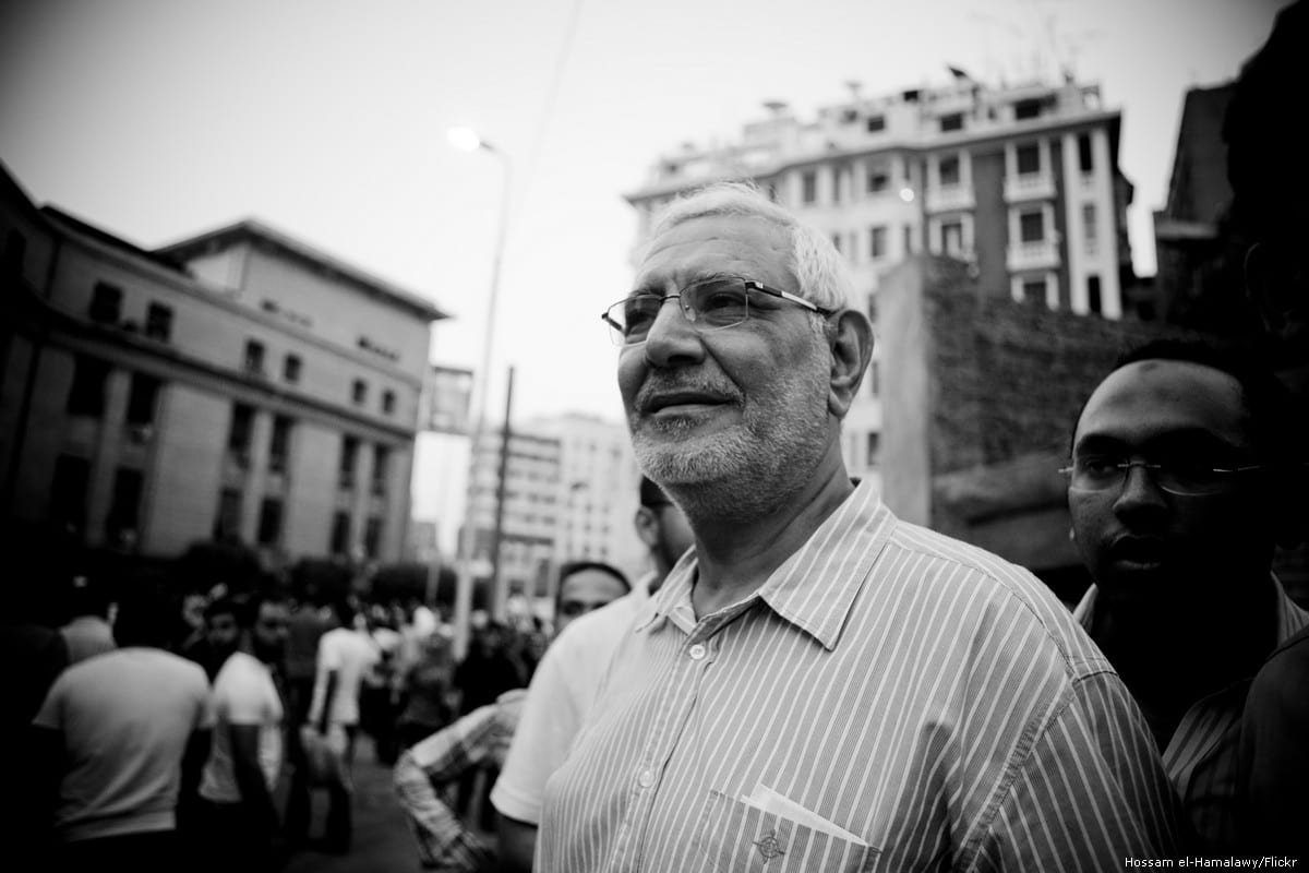 Abdel Moneim Aboul Fotouh, ex-candidato à presidência do Egito, em 9 de agosto de 2019 [Hossam el-Hamalawy/Flickr]

