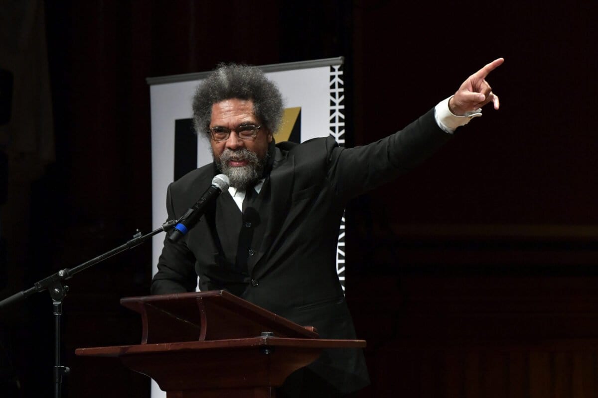 Cornel West discursa na Cerimônia de Medalha W.E.B. Du Bois do Centro Hutchins de 2019 na Universidade de Harvard em 22 de outubro de 2019 em Cambridge, Massachusetts [Paul Marotta/Getty Images]
