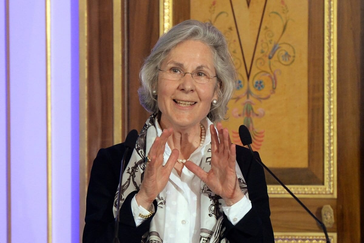Embaixadora da Alemanha na França, Susanne Wasum-Rainer, em Paris, em 25 de abril de 2014 [Pierra Andrieu/AFP via Getty Images]
