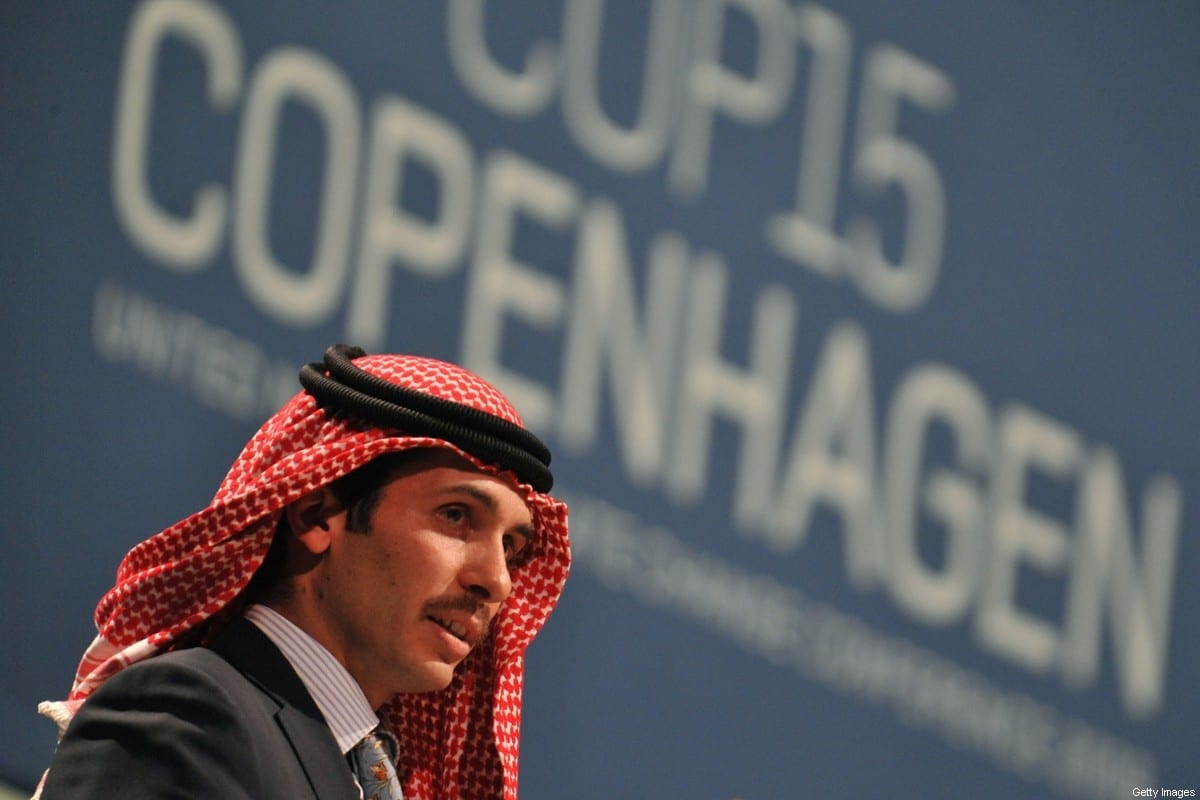 Jordan Prince Hamzah Bin Al Hussein em Copenhagen em 17 de dezembro de 2009 [AttolaKisbenedek/ AFP/ Getty Images] 