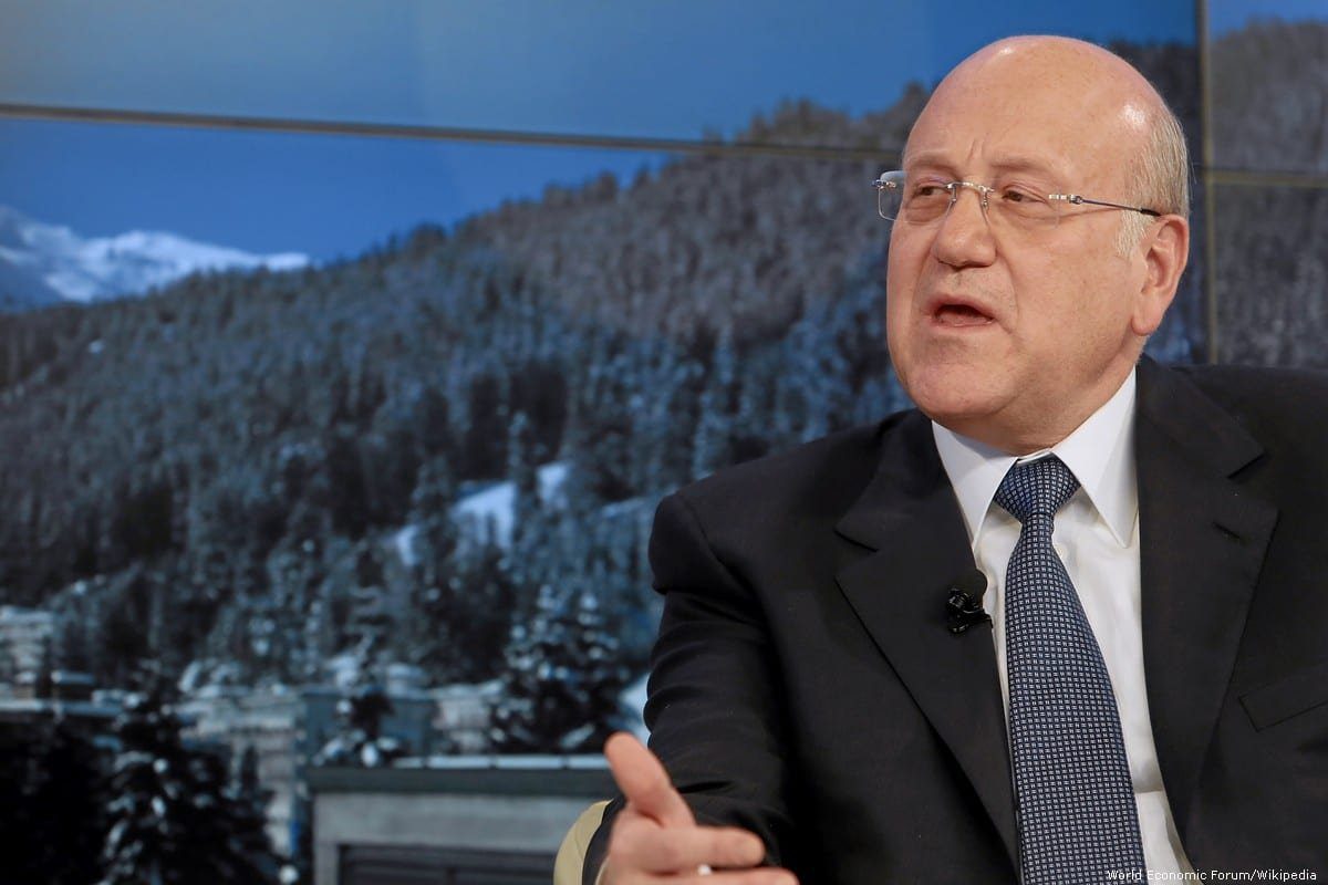 O ex-primeiro-ministro Najib Mikati em Davos, Suíça, em 25 de janeiro de 2013 [Fórum Econômico Mundial/Wikipedia]
