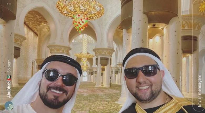 Gustavo Pontes Galvanho e Tiago Achiles foram para Dubai, depois de lesar investidores [Reprodução/TV Globo]
