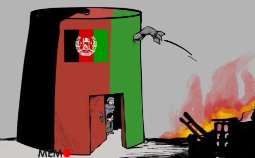 Dezoito milhões de afegãos, metade do país, dependem de ajuda humanitária; cerca de 3 milhões sofreram deslocamentos internos [Sabaaneh/Monitor do Oriente Médio]