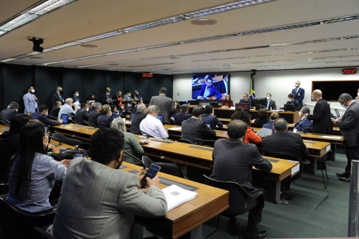 Votação da PEC do distritão, em 9 de agosto de 2021 [Gustavo Sales/Câmara dos Deputados]
