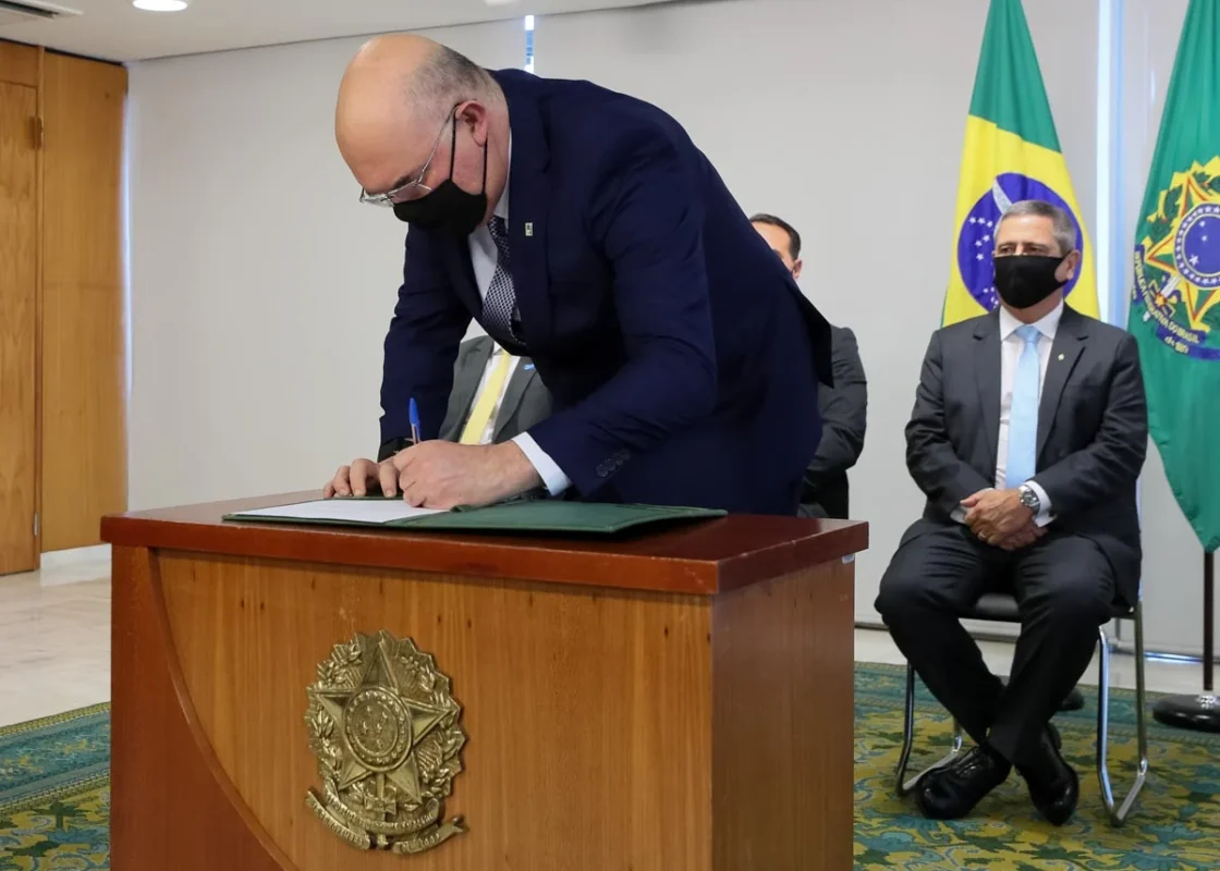 Posse do ministro Milton Ribeiro, em 17 de julhop de 2020 [Isac Nóbrega/ PR]
