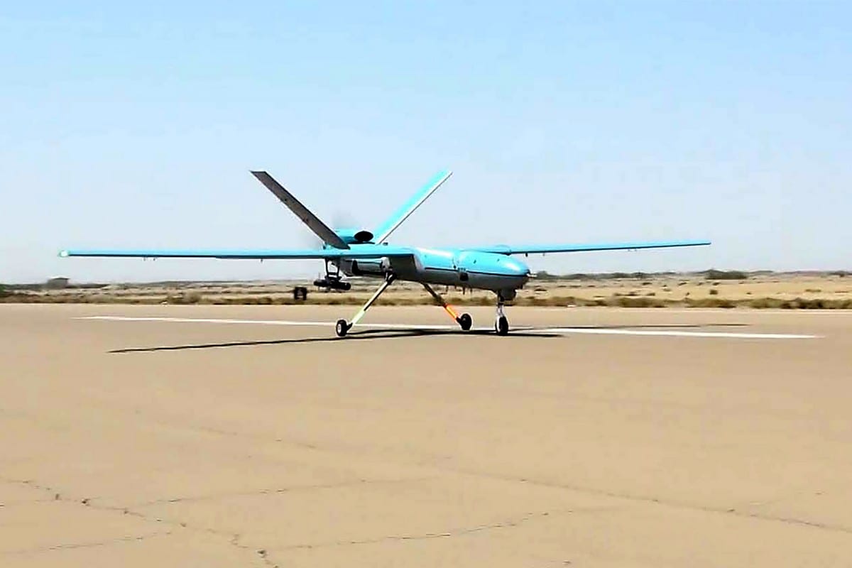 Drone iraniano, 11 de setembro de 2020 [Exército do Irã/AFP/Getty Images]
