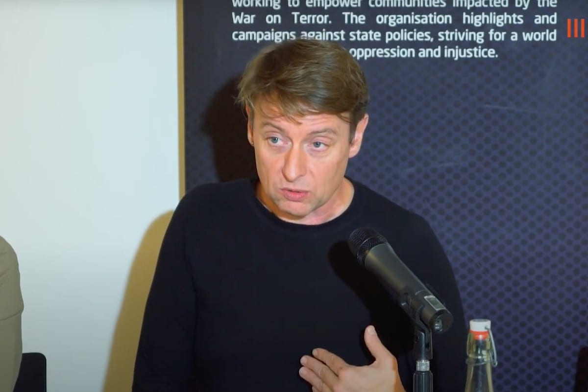 David Miller, acadêmico da Universidade de Bristol, 1º de março de 2021 [Youtube screengrab/CAGE]