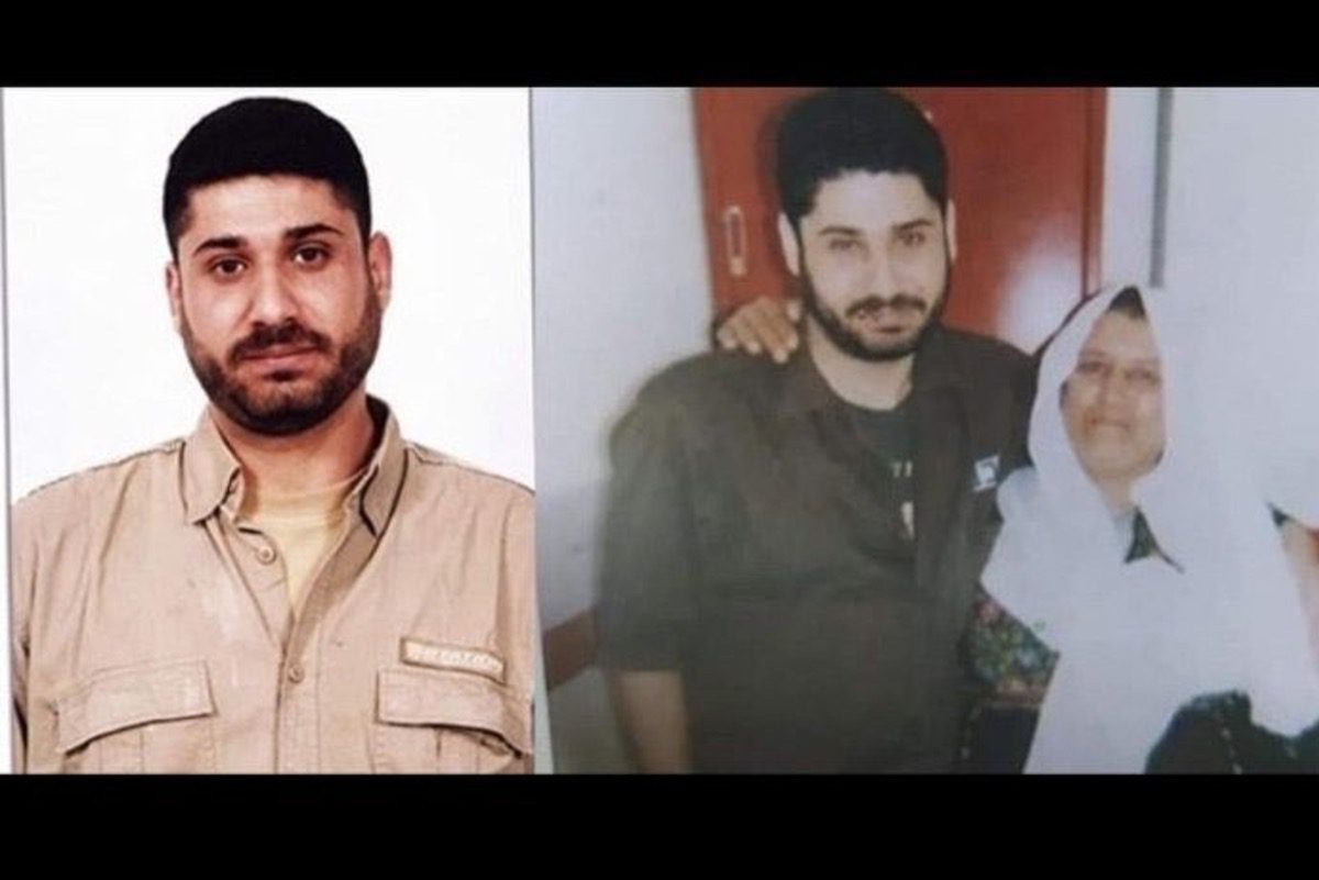 Prisioneiro palestino Iyad Haribat [AhmadReida/Twitter]
