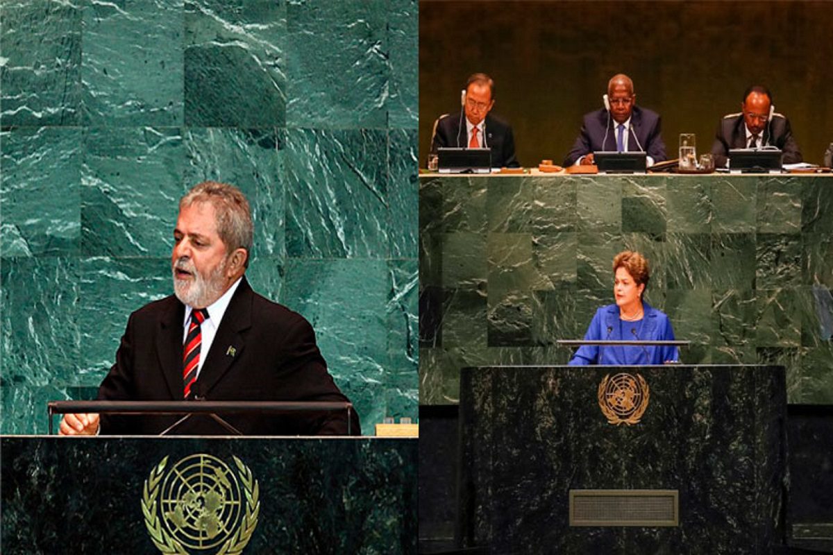 Ex-presidentes em aberturas da ONU [Wikicommons e Divulgação]