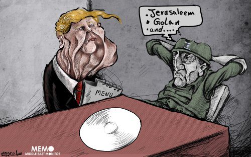 EUA vão reconhecer a soberania de Israel sobre Golan [Sabaaneh/Monitor do Oriente Médio]