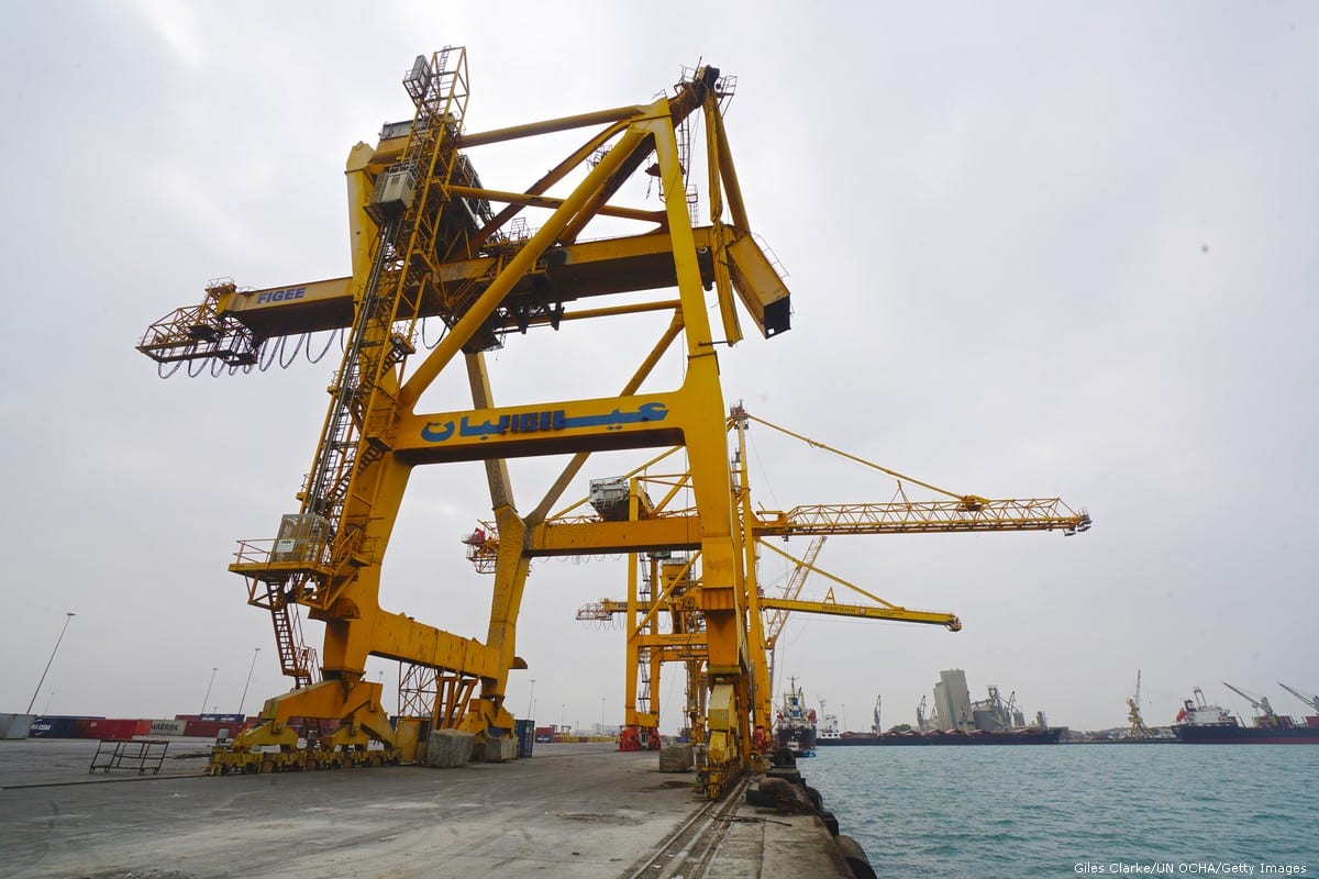 Porto de Hodeidah, Iêmen [Giles Clarke/UNOCHA/Getty Images]