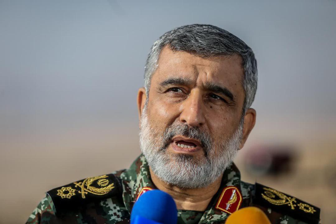O Comandante da Força Aeroespacial do Corpo de Guardas da Revolução Islâmica (IRGC) Amir Ali Hajizadeh, em 15 de janeiro de 2021 no Irã. [Sepahnews/Divulgação - Agência Anadolu]
