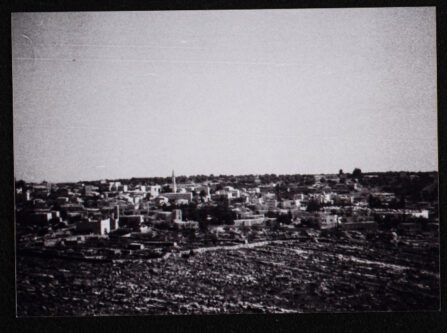 Foto antiga da cidade de Al-Mazra'a Ash-Sharqiya [Acervo familiar]