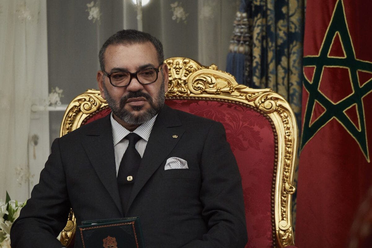 Rei do Marrocos Mohammed VI no Palácio Real de Agdal, em Rabat, capital do país, 13 de fevereiro de 2019 [Carlos Alvarez/Getty Images]
