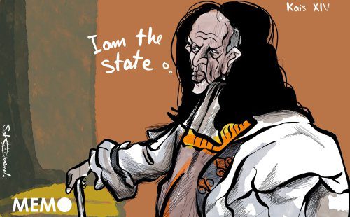 Será o presidente Kais Saied o novo Luís XIV? [Sabaaneh/Monitor do Oriente Médio]