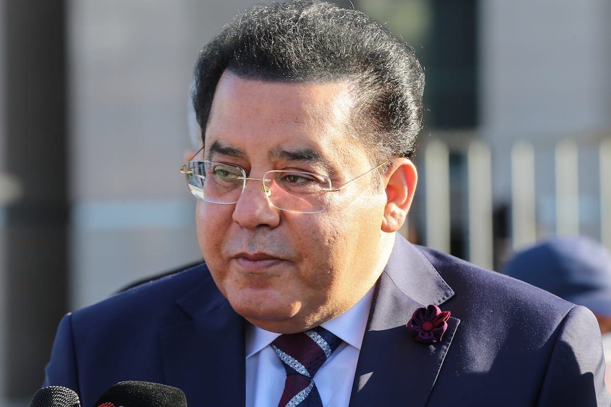 Figura proeminente da oposição egípcia baseada em Istambul Ayman Nour, em 24 de novembro de 2020 [Esra Bilgin/Agência Anadolu]
