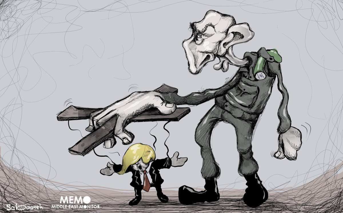 Trump/EUA, o fantoche de Israel [Sabaaneh/Monitor do Oriente Médio]