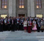 Delegação latino-americana na Conferência Internacional de Parlamentares por Jerusalém, em 30 de novembro de 2021 [Monitor do Oriente Médio]