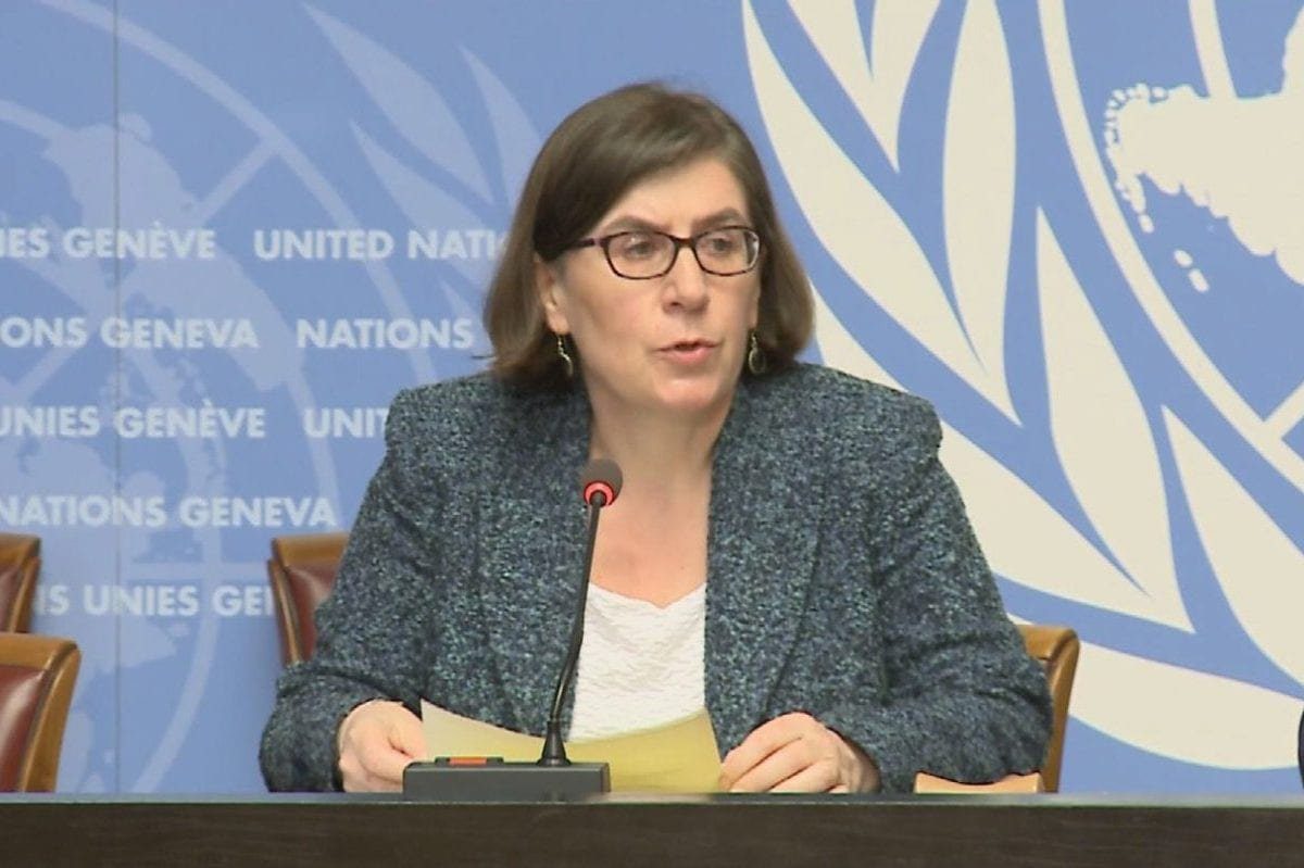 Liz Throssell, porta-voz do escritório de direitos humanos das Nações Unidas (OHCHR) [UN Multimedia]
