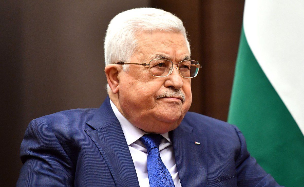 O presidente palestino, Mahmoud Abbas, em Sochi, Rússia, em 23 de novembro de 2021 [Mia Rossiya Segodnya/Agência Anadolu]
