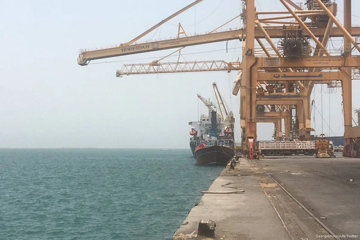 Porto de Hudaydah no Iêmen [GeorgekhouryUN/Twitter]