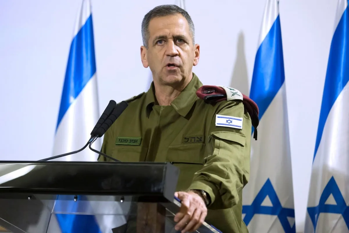 Aviv Kochavi, chefe de estado-maior do exército israelense, em Tel Aviv, 12 de novembro de 2019 [Amir Levy/Getty Images]

