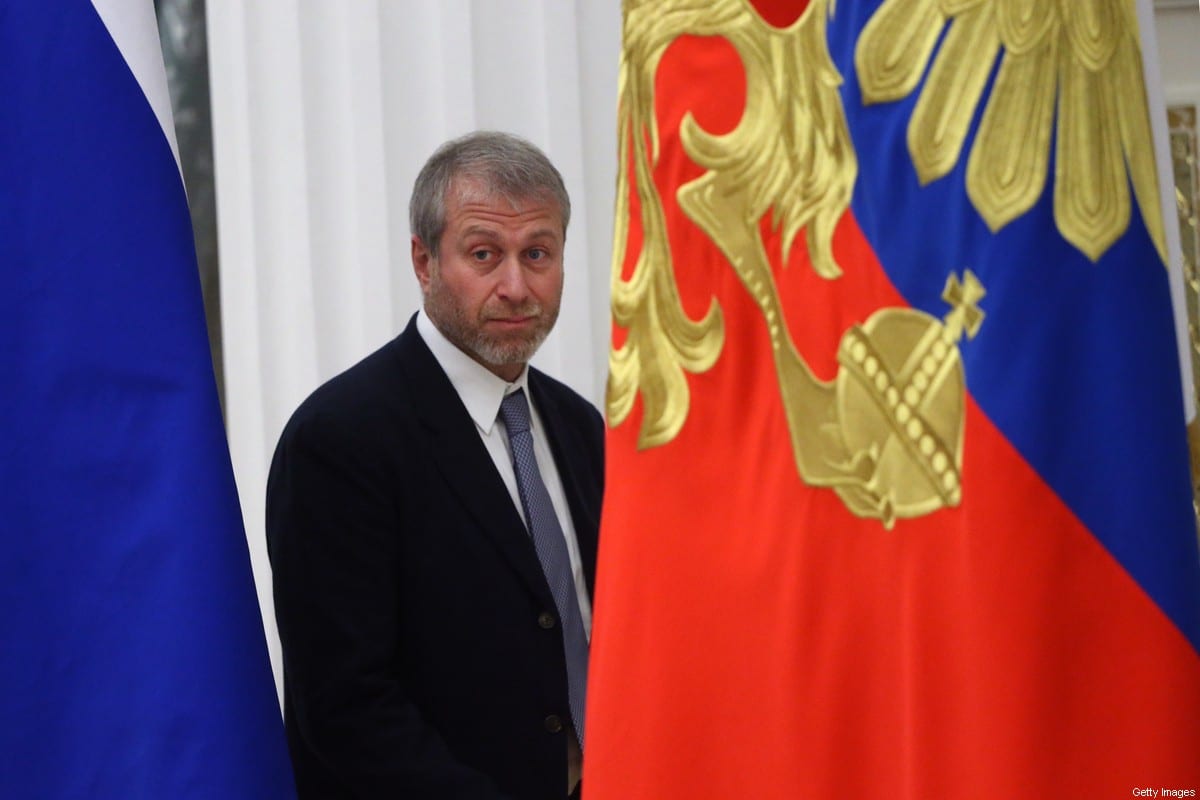 O bilionário russo-israelense Roman Abramovich em Moscou, Rússia, em 19 de dezembro [Mikhail Svetlov/Getty Images]
