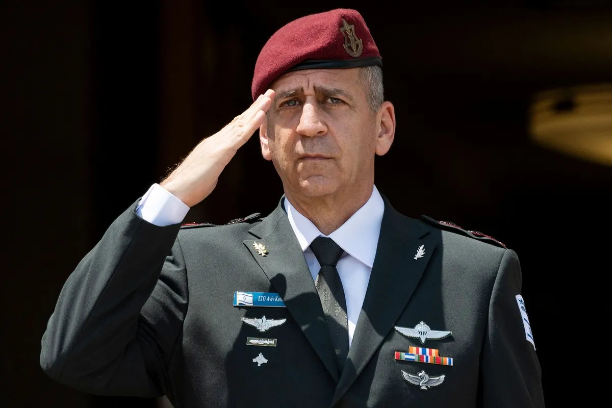 Aviv Kohavi, chefe do Estado-Maior do Exército de Israel, em Washington DC, 21 de junho de 2021 [Jim Watson/AFP/Getty Images]
