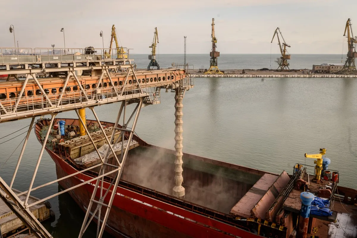 Porto de Mariupol, Ucrânia, 13 de janeiro de 2022 [Christopher Occhicone/Bloomberg via Getty Images]