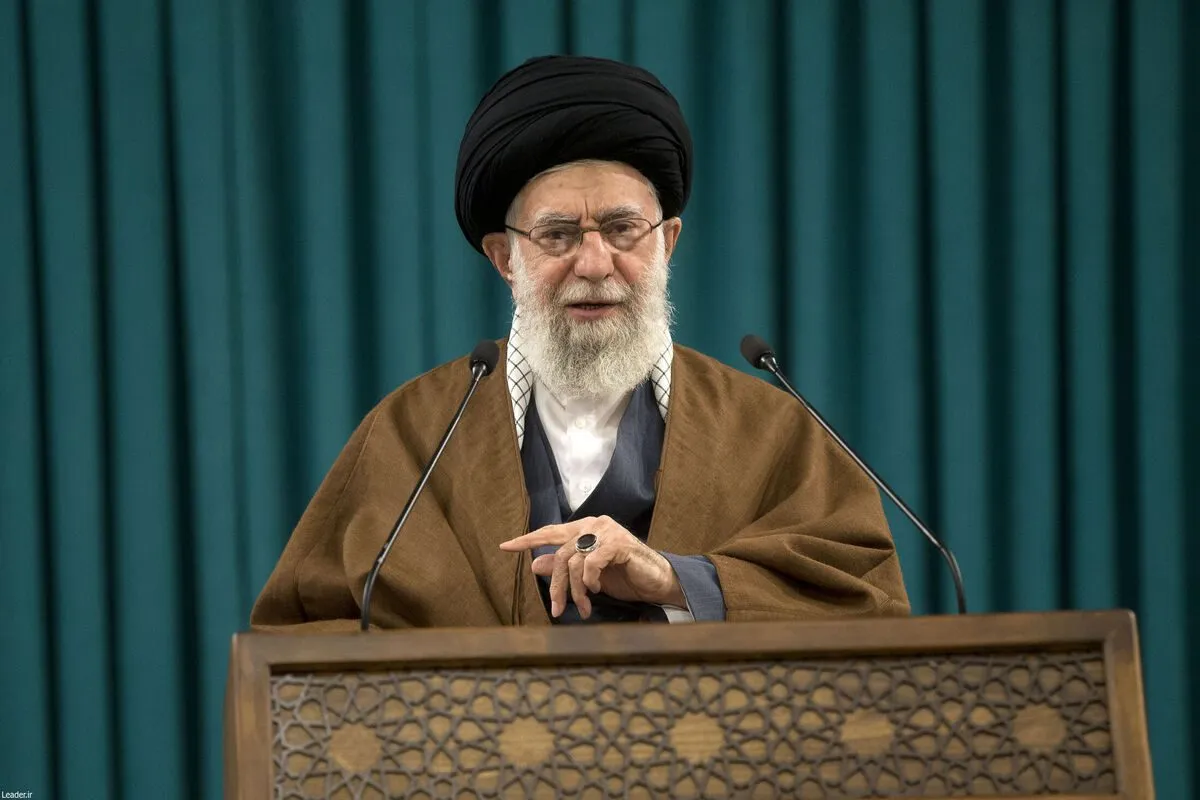 Supremo Líder do Irã Ali Khamenei em Teerã, 1° de março de 2022 [Gabinete de Imprensa da Liderança Iraniana/Agência Anadolu]
