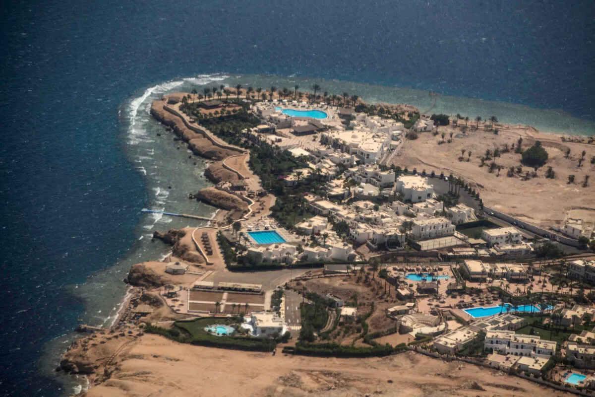  Complexo hoteleiro de luxo na cidade egípcia de Sharm el-Sheikh, no Mar Vermelho [Khaled Desouki/AFP via Getty Images]

