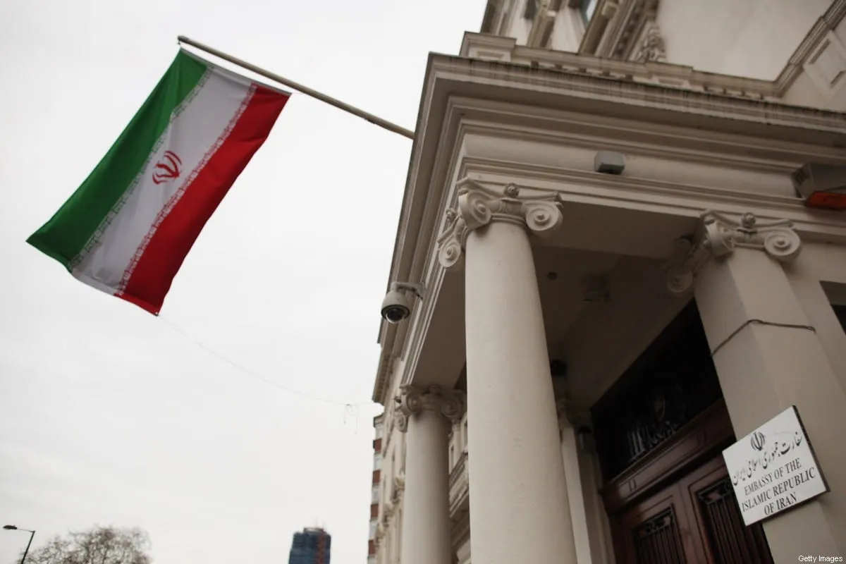 Embaixada iraniana em Londres, 1° de dezembro de 2011 [Dan Kitwood/Getty Images]
