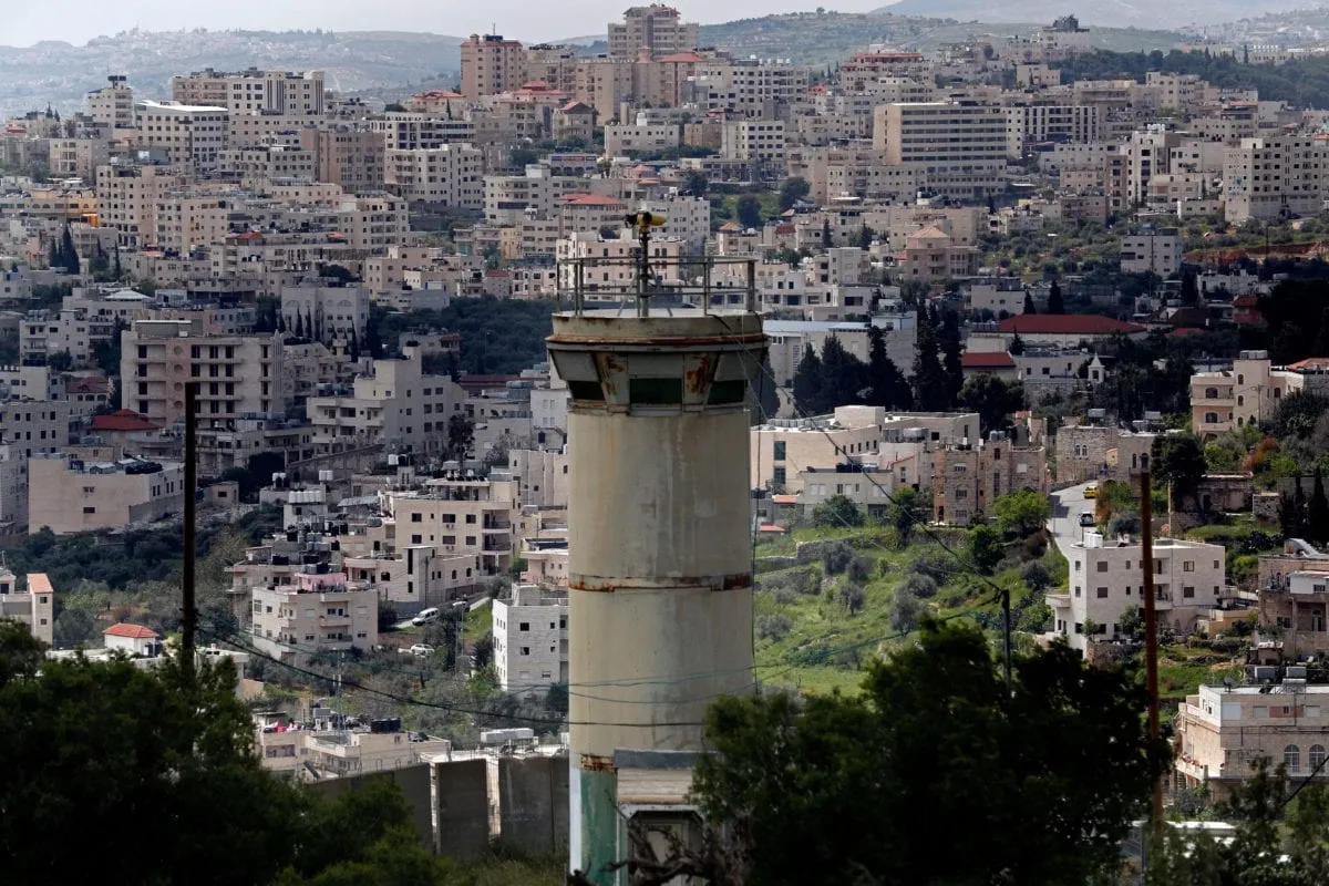 Fotoa do assentamento israelense de Gilo em Jerusalém em 17 de abril de 2019 [Thomas Coex/AFP/Getty]
