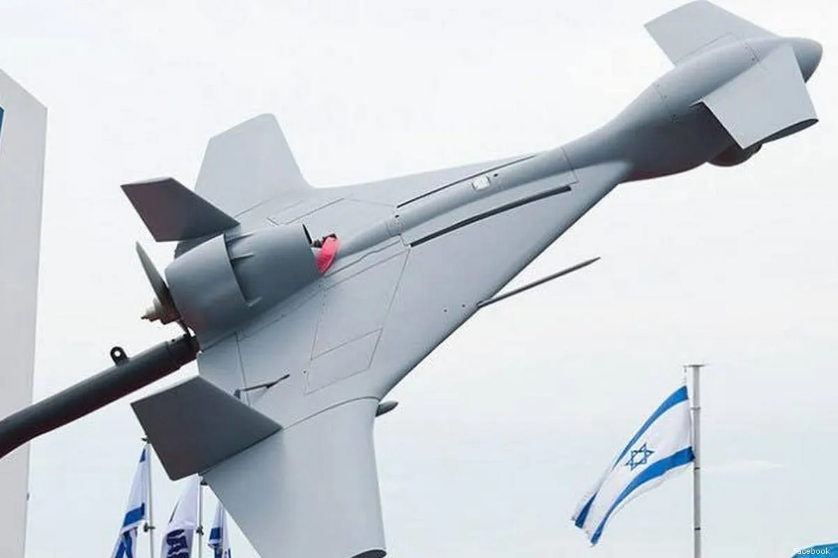 Drone SkyStriker – também chamado de ‘drone suicida’ – produzido pela fabricante israelense Elbit Systems, 11 de janeiro de 2019 [Facebook]
