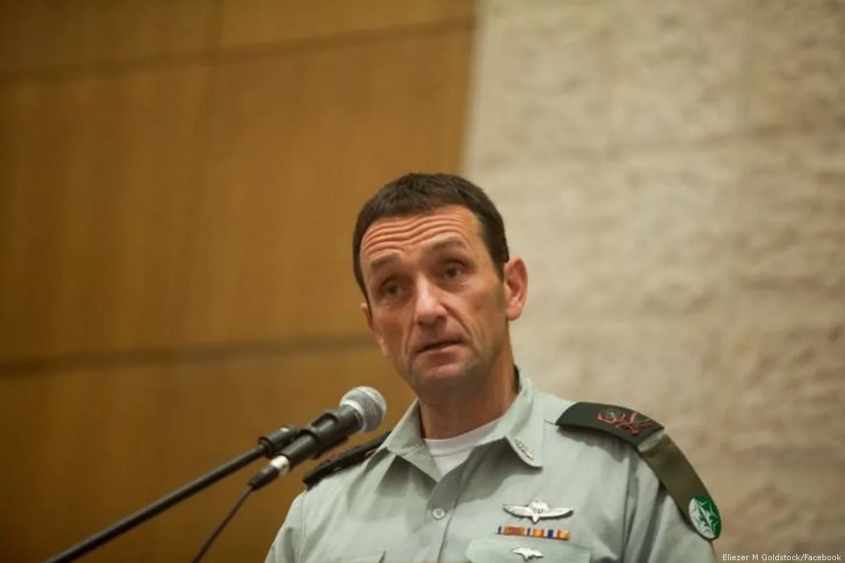 Herzi Halevi, chefe do Comando Sul do Exército de Israel [Eliezer M. Goldstock/Facebook]
